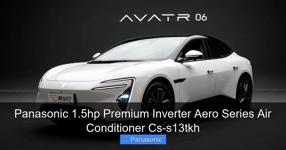 Panasonic 1.5hp Premium Inverter Aero Series Air Conditioner Cs-s13tkh