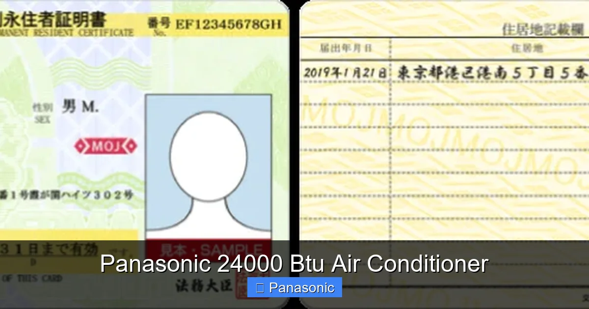 Panasonic 24000 Btu Air Conditioner