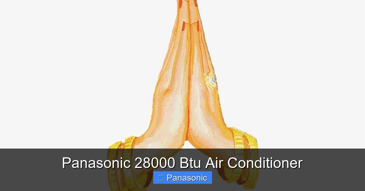 Panasonic 28000 Btu Air Conditioner