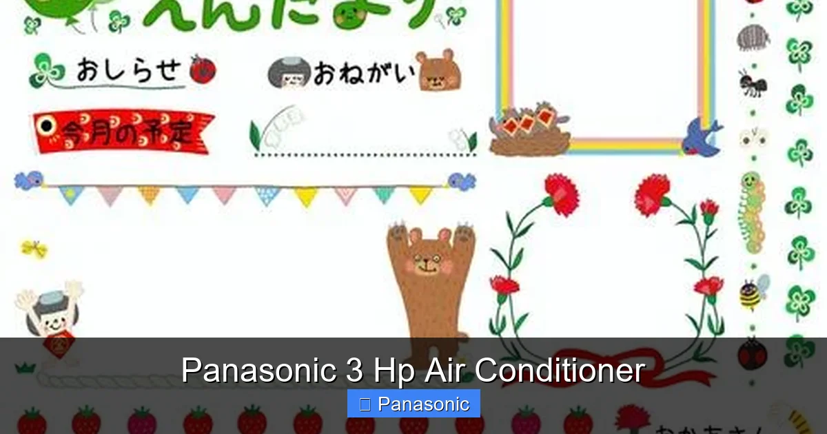 Panasonic 3 Hp Air Conditioner