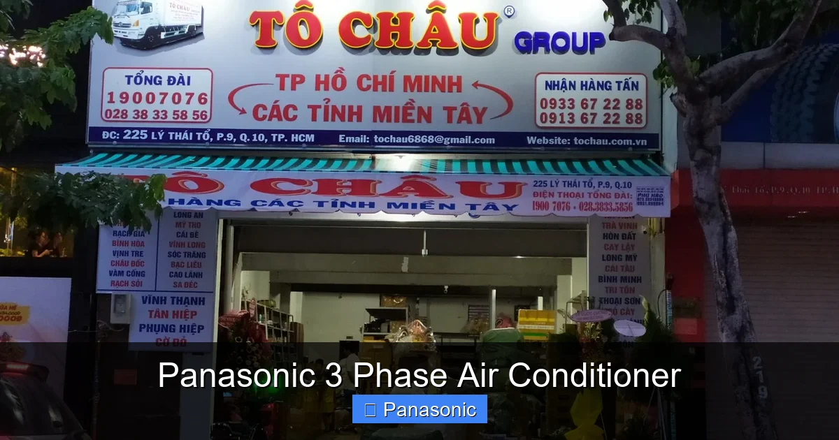 Panasonic 3 Phase Air Conditioner