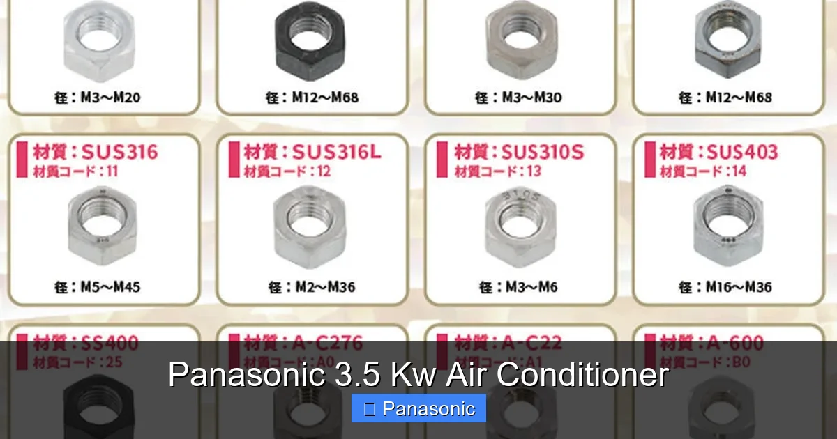 Panasonic 3.5 Kw Air Conditioner