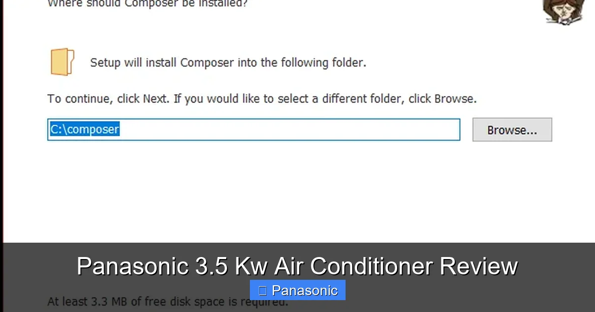 Panasonic 3.5 Kw Air Conditioner Review