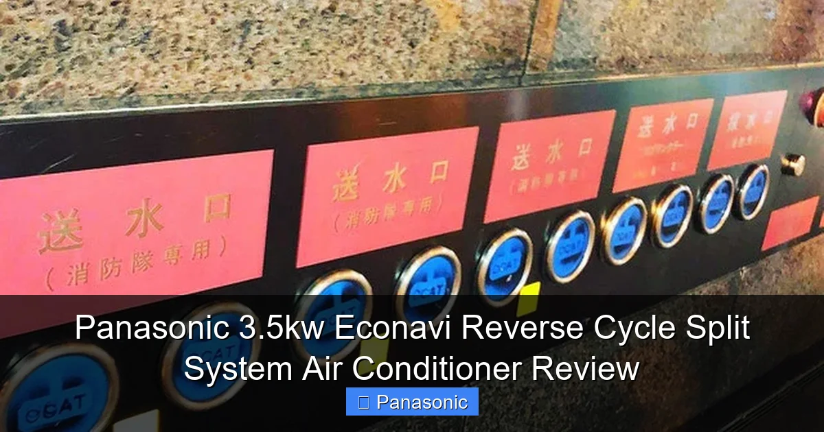 Panasonic 3.5kw Econavi Reverse Cycle Split System Air Conditioner Review