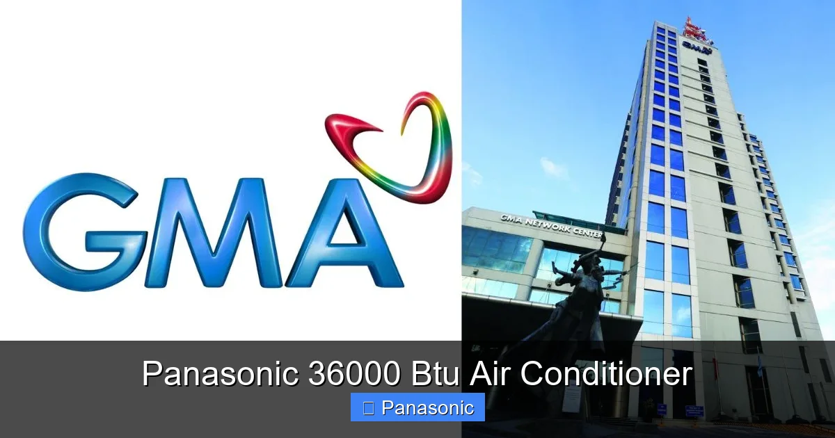 Panasonic 36000 Btu Air Conditioner