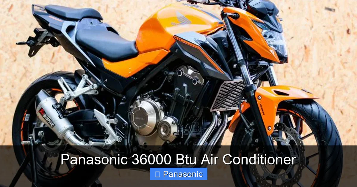 Panasonic 36000 Btu Air Conditioner