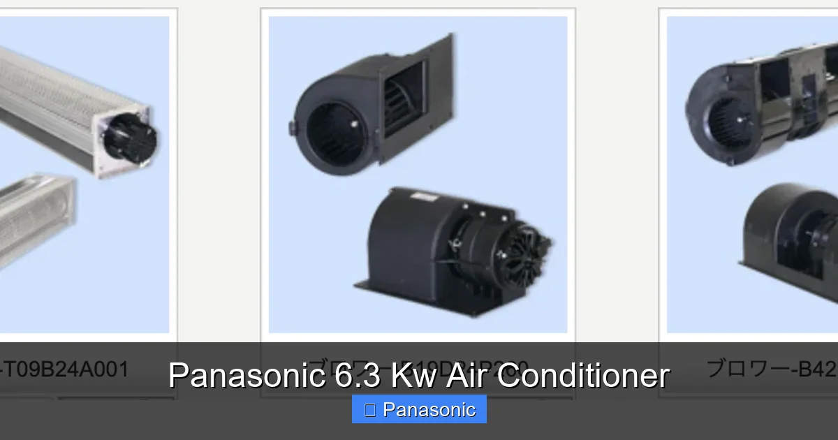 Panasonic 6.3 Kw Air Conditioner