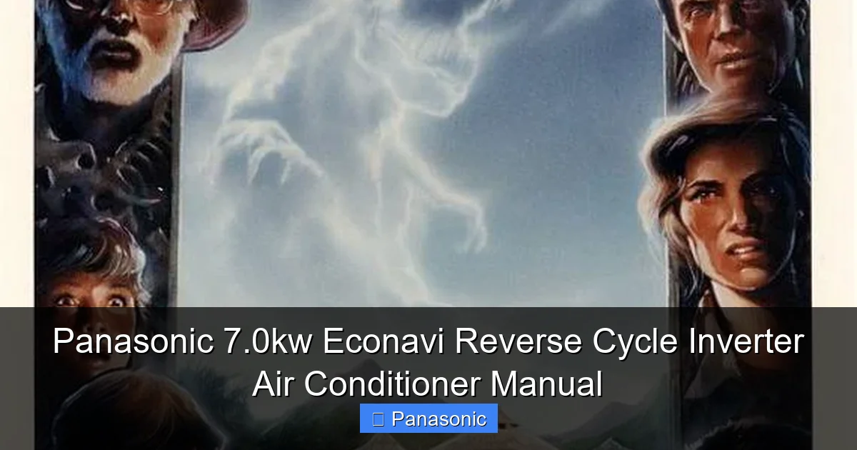 Panasonic 7.0kw Econavi Reverse Cycle Inverter Air Conditioner Manual