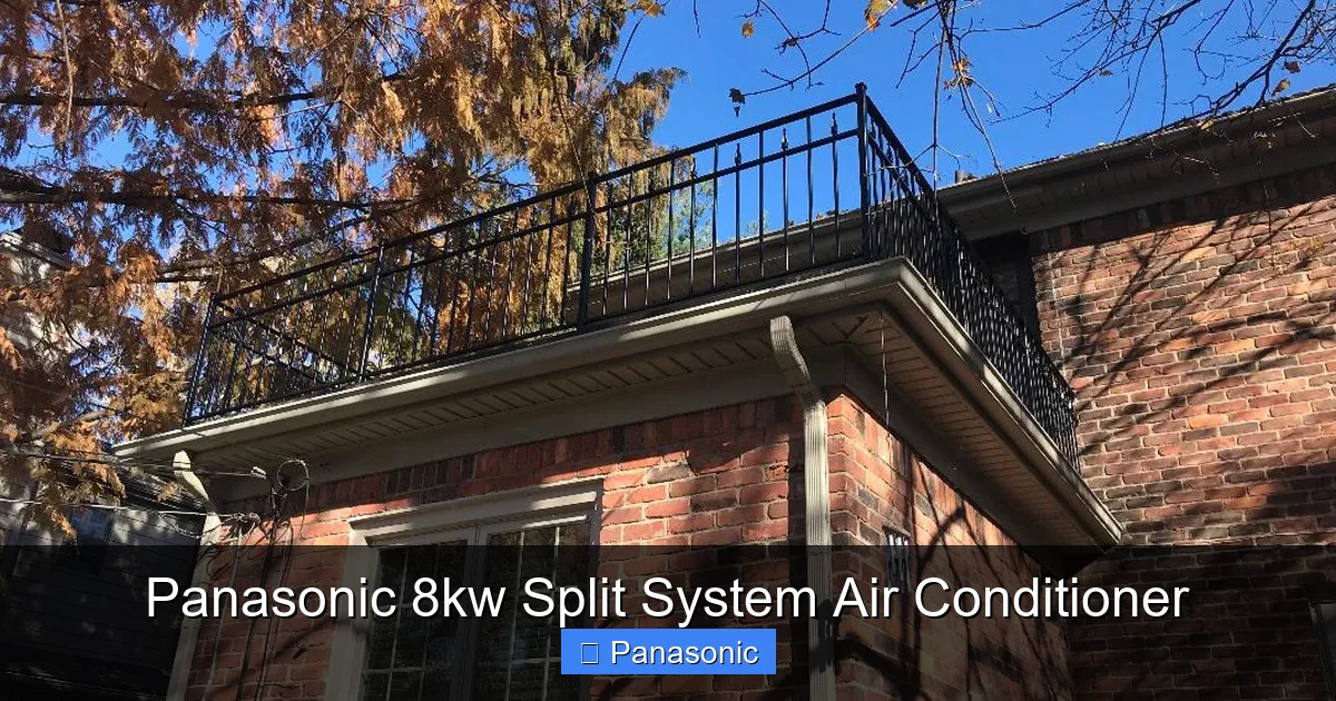 Panasonic 8kw Split System Air Conditioner