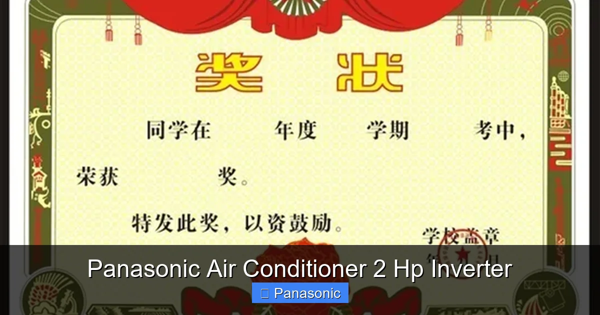 Panasonic Air Conditioner 2 Hp Inverter