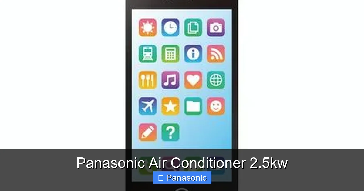 Panasonic Air Conditioner 2.5kw
