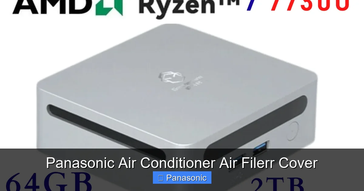 Panasonic Air Conditioner Air Filerr Cover