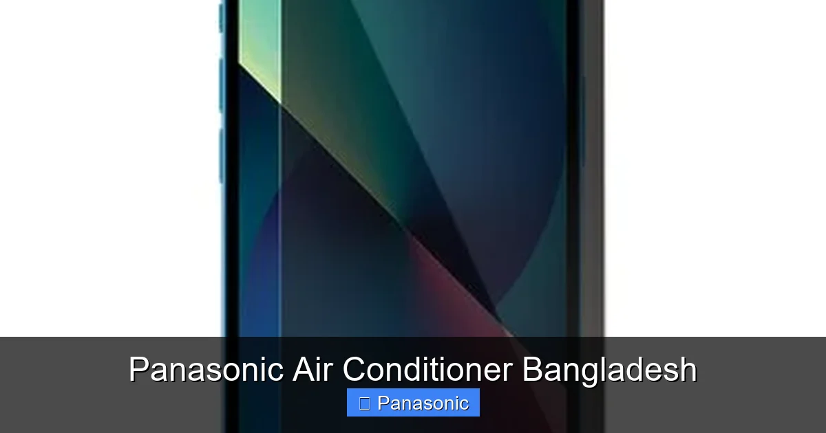 Panasonic Air Conditioner Bangladesh
