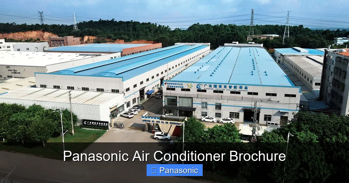 Panasonic Air Conditioner Brochure
