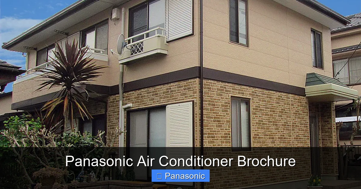 Panasonic Air Conditioner Brochure