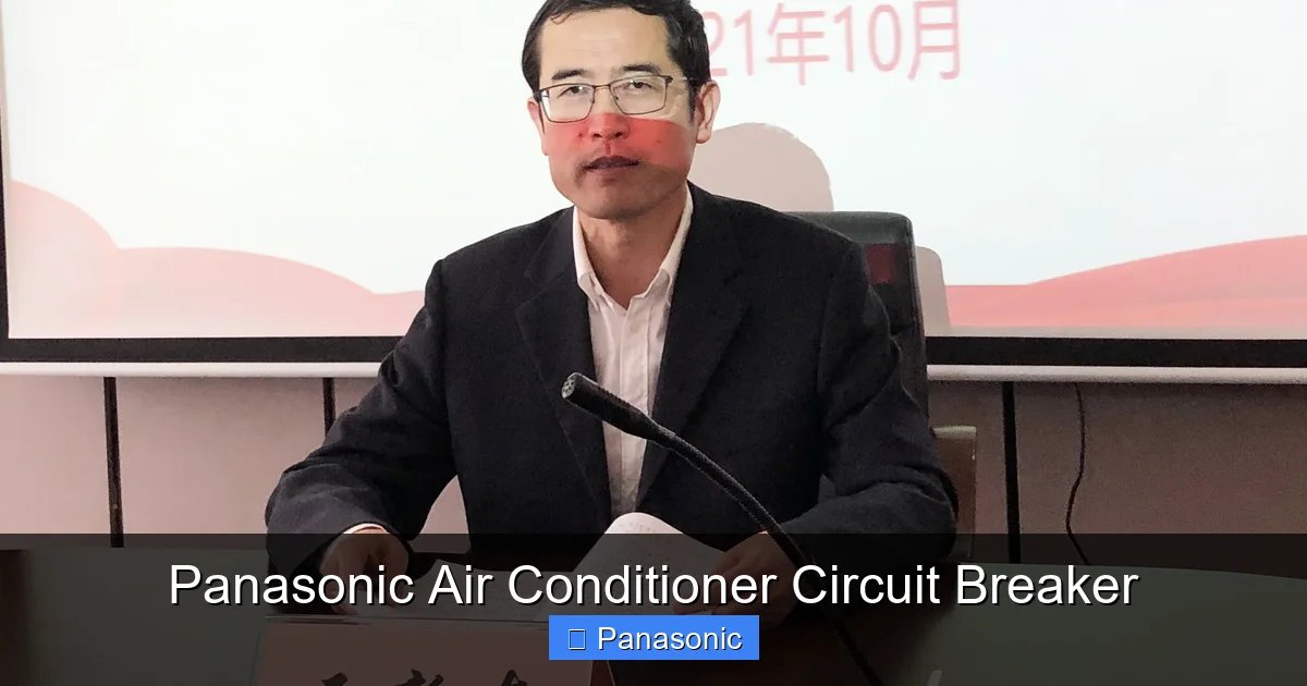 Panasonic Air Conditioner Circuit Breaker