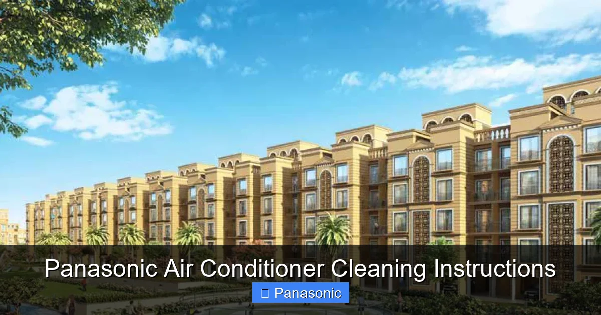 Panasonic Air Conditioner Cleaning Instructions