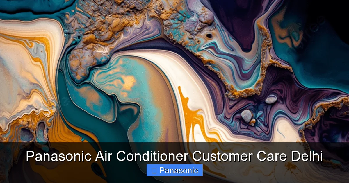 Panasonic Air Conditioner Customer Care Delhi
