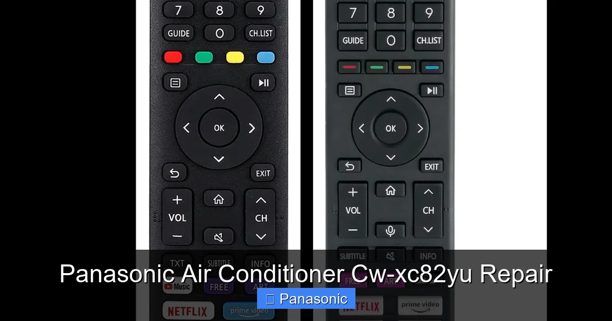 Panasonic Air Conditioner Cw-xc82yu Repair