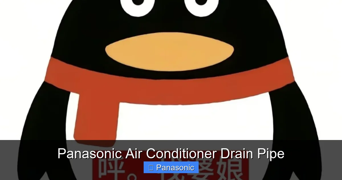 Panasonic Air Conditioner Drain Pipe