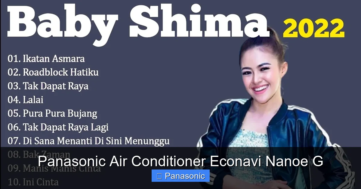 Panasonic Air Conditioner Econavi Nanoe G