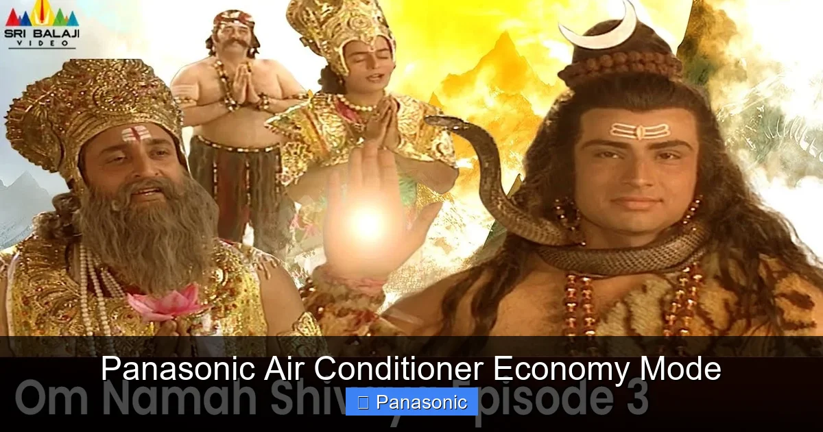 Panasonic Air Conditioner Economy Mode