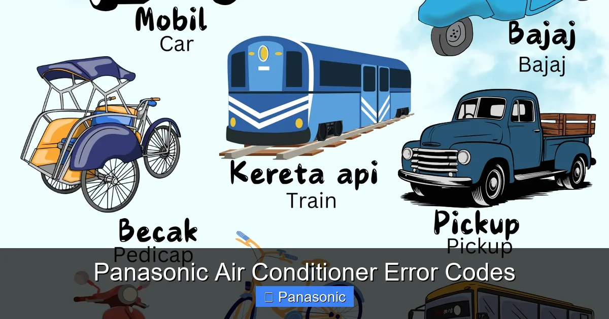 Panasonic Air Conditioner Error Codes