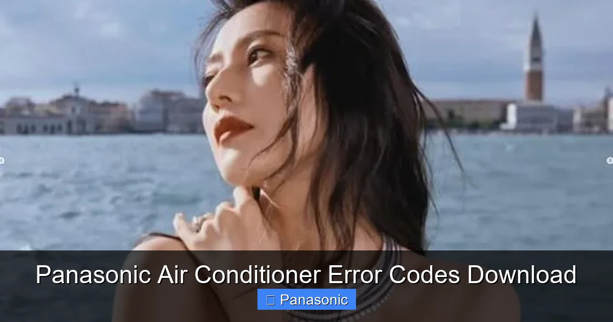 Panasonic Air Conditioner Error Codes Download