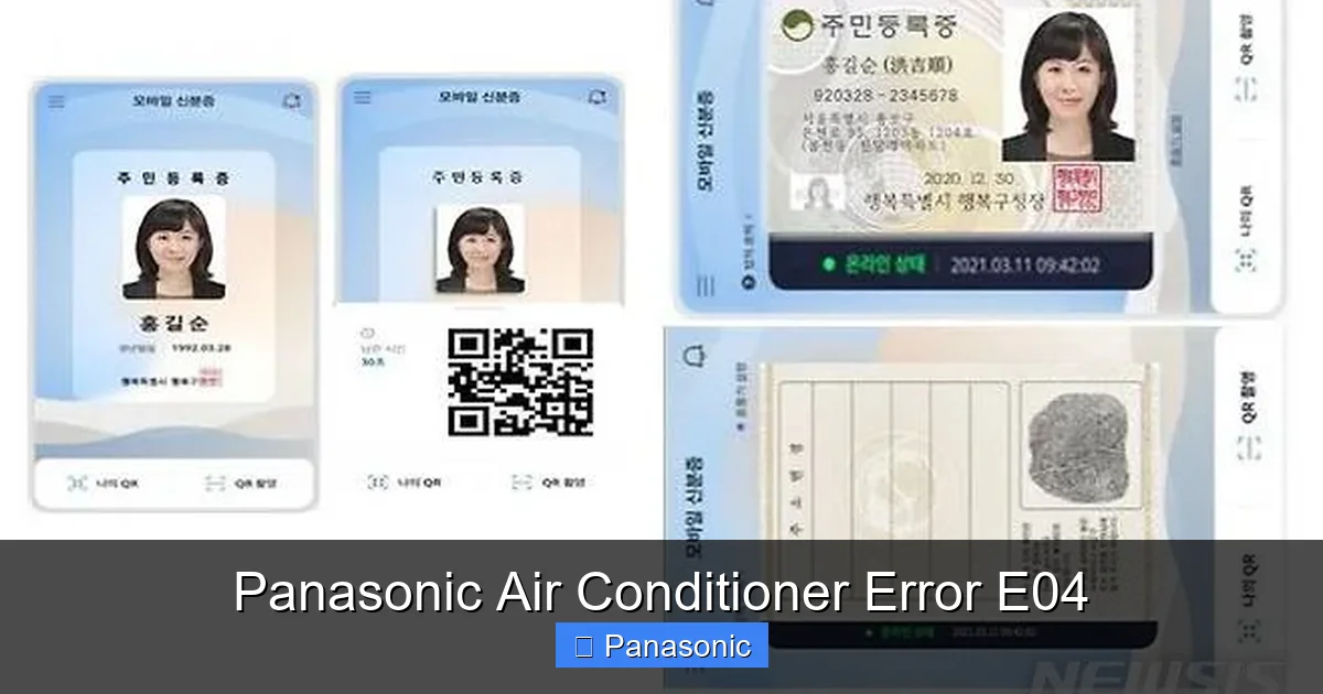 Panasonic Air Conditioner Error E04