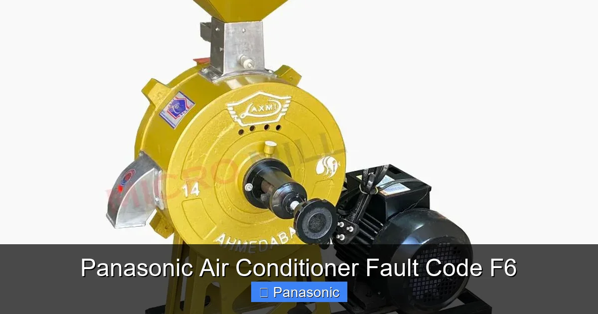 Panasonic Air Conditioner Fault Code F6