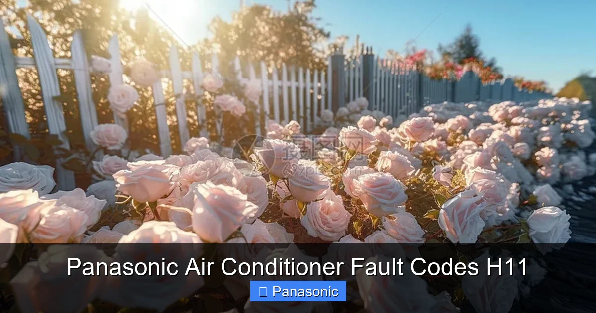 Panasonic Air Conditioner Fault Codes H11