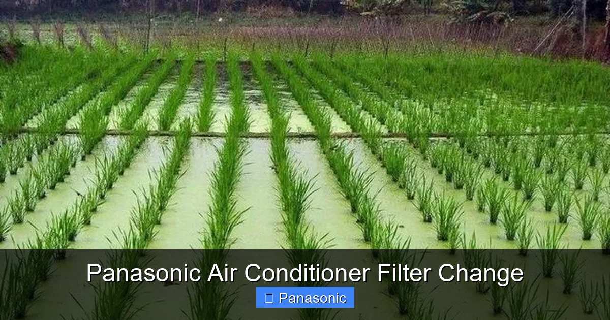 Panasonic Air Conditioner Filter Change