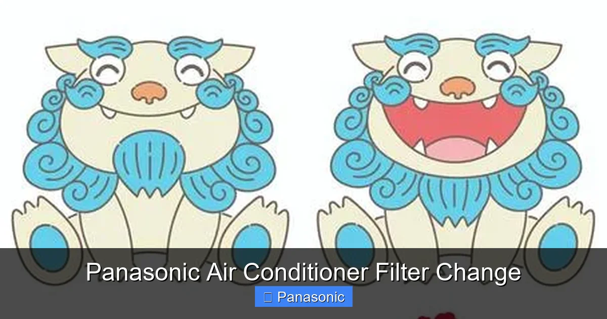 Panasonic Air Conditioner Filter Change