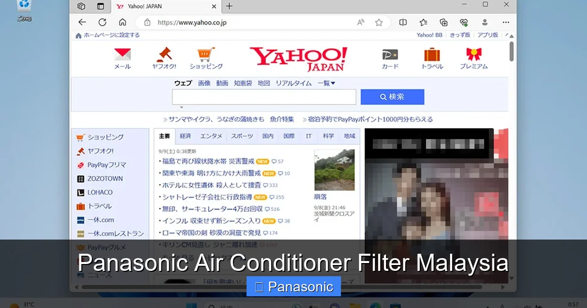 Panasonic Air Conditioner Filter Malaysia