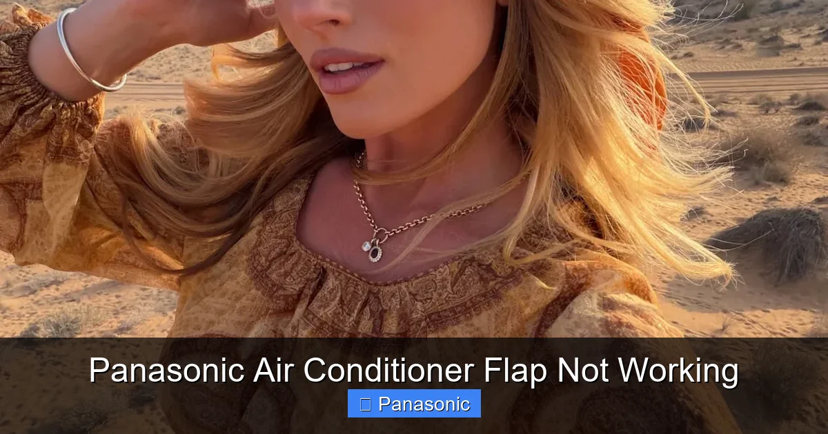 Panasonic Air Conditioner Flap Not Working