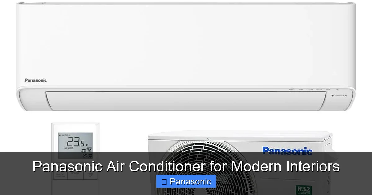 Panasonic Air Conditioner for Modern Interiors
