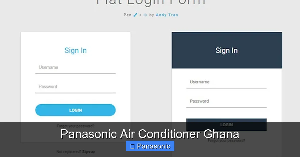 Panasonic Air Conditioner Ghana