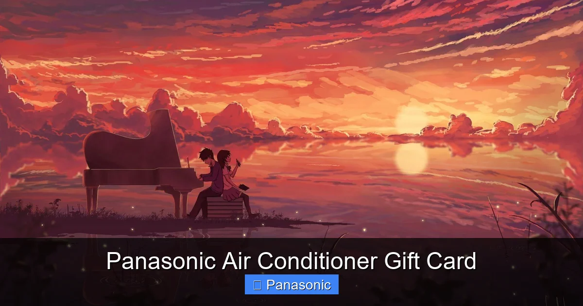 Panasonic Air Conditioner Gift Card