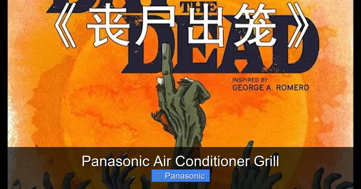 Panasonic Air Conditioner Grill