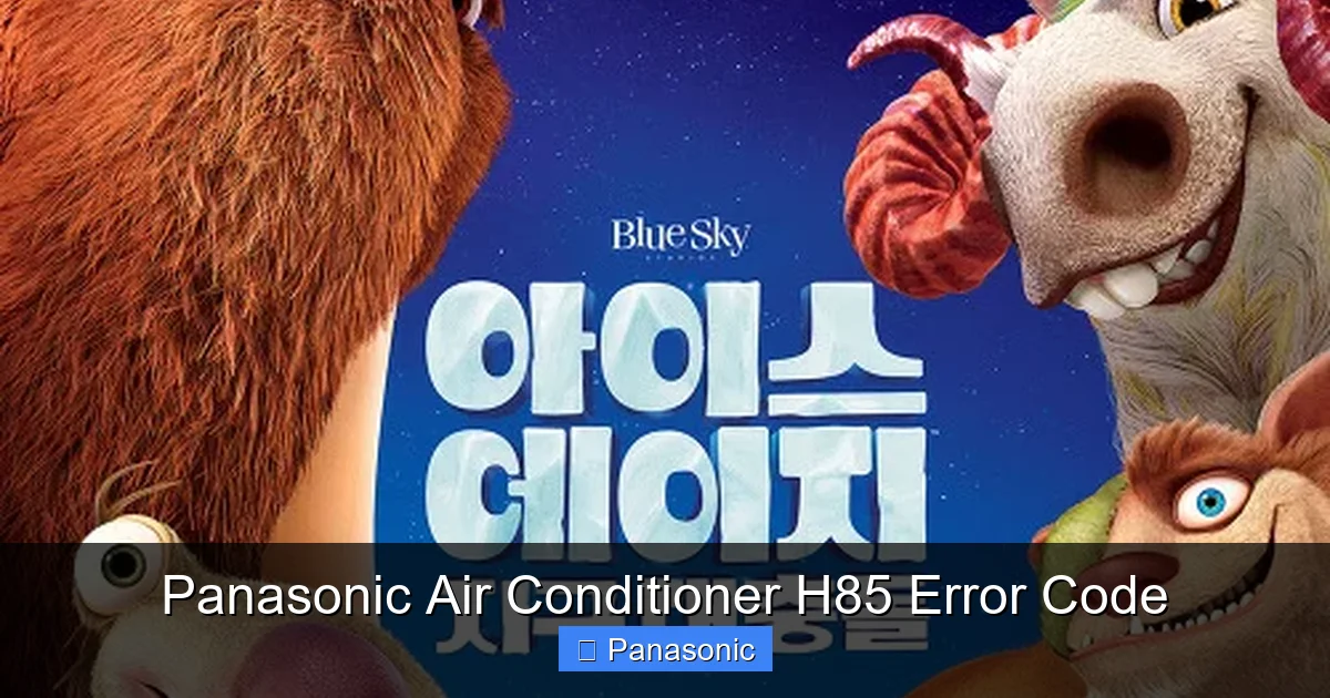 Panasonic Air Conditioner H85 Error Code