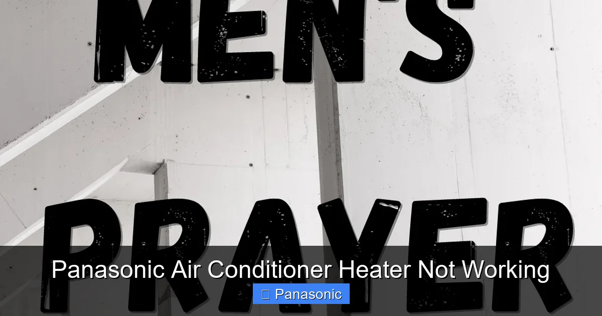 Panasonic Air Conditioner Heater Not Working