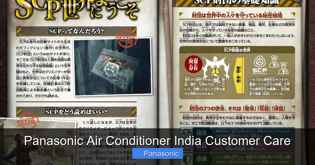 Panasonic Air Conditioner India Customer Care
