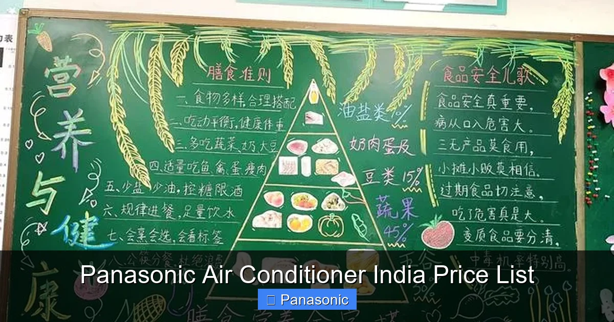 Panasonic Air Conditioner India Price List