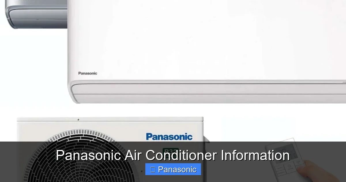 Panasonic Air Conditioner Information