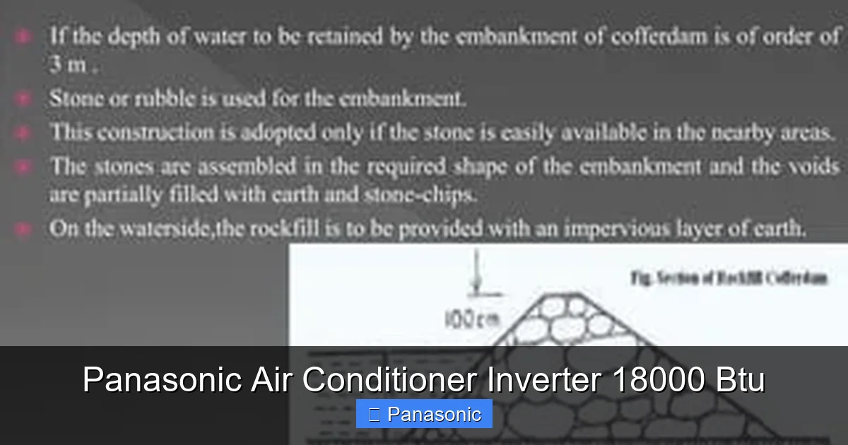 Panasonic Air Conditioner Inverter 18000 Btu