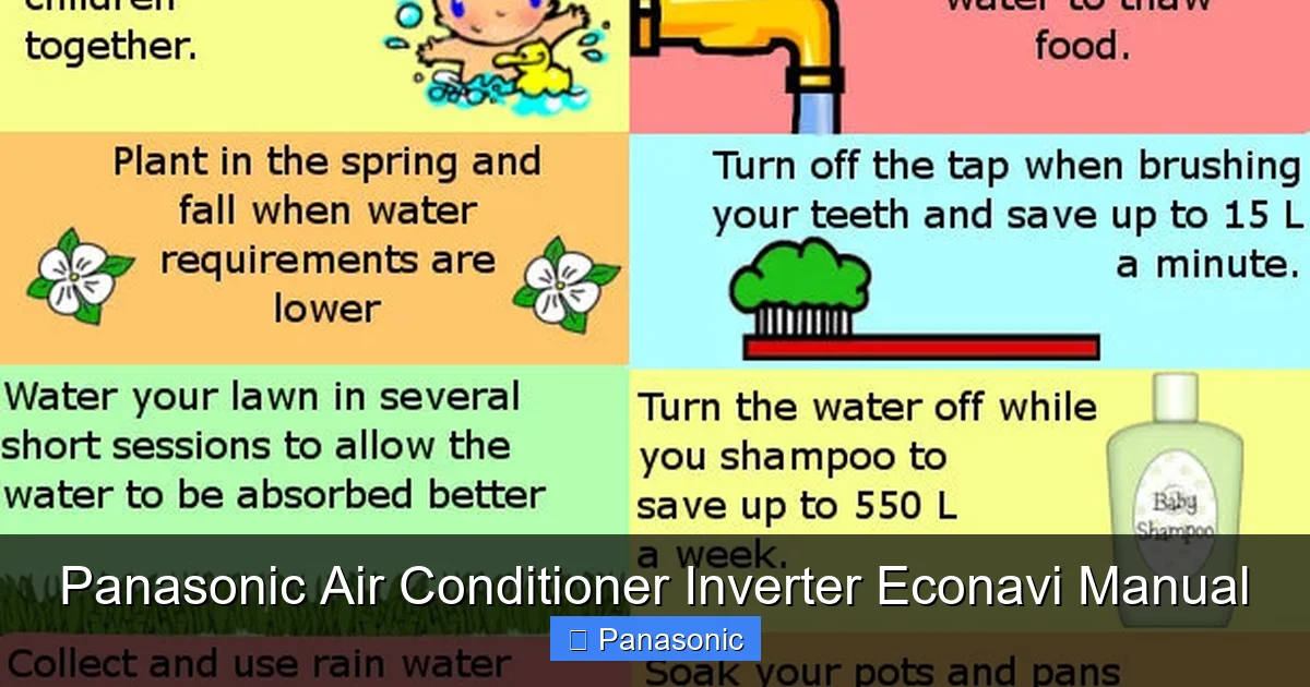 Panasonic Air Conditioner Inverter Econavi Manual
