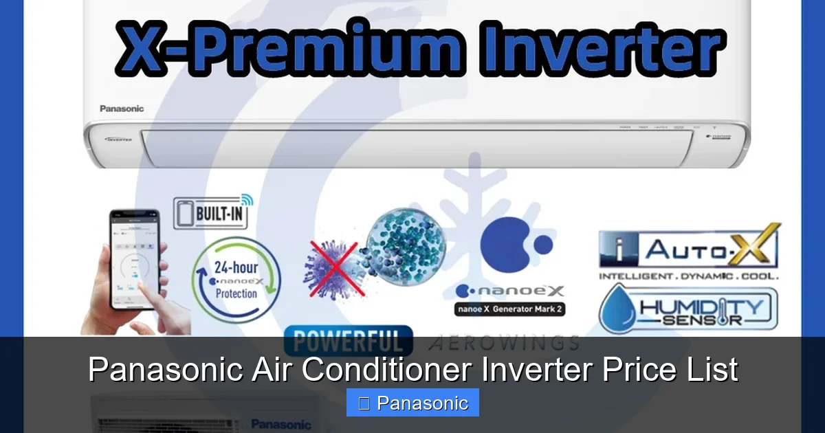 Panasonic Air Conditioner Inverter Price List
