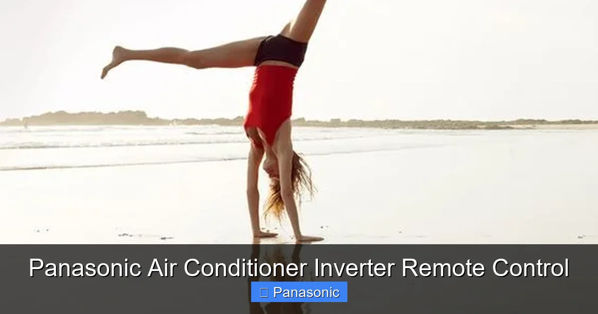Panasonic Air Conditioner Inverter Remote Control