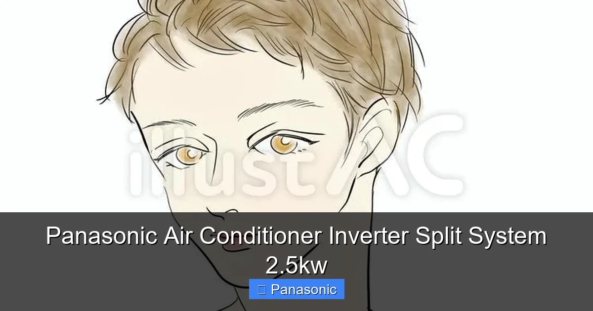 Panasonic Air Conditioner Inverter Split System 2.5kw