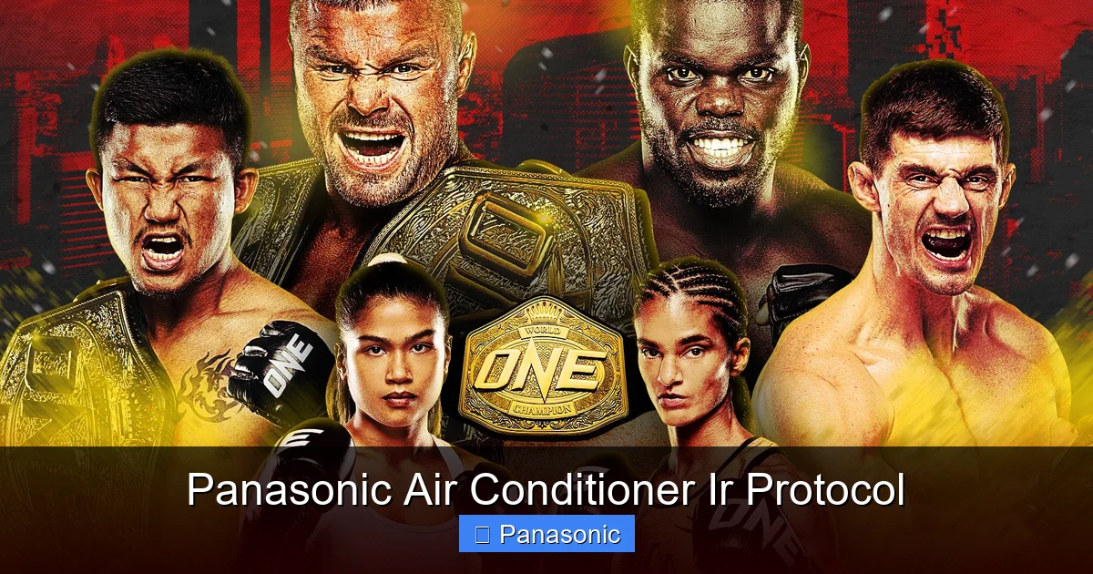 Panasonic Air Conditioner Ir Protocol